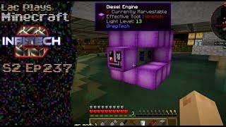 Lac Plays FTB Infi-Tech 2 S2 Ep 237 Hanging An Engine