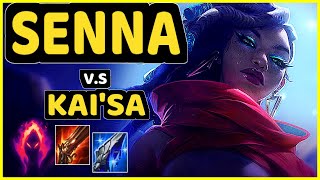 HOIT (SENNA) vs KAI'SA - BOTTOM ADC GAMEPLAY - KR Ranked GRANDMASTER