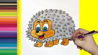 How to draw a Hedgehog, Как нарисовать Ёжика