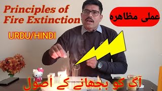 Principles of Fire Extinction | Starvation, Cooling and Smothering