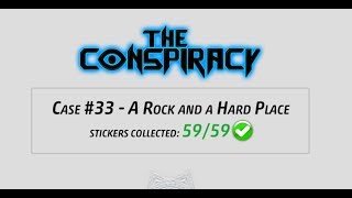 Criminal Case - The Conspiracy, Case 33 - A Rock and a Hard Place