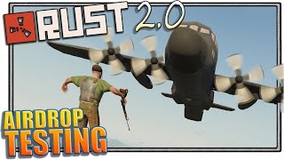 Rust Airdrop Testing (Rust Experimental / Rust 2.0 gameplay)