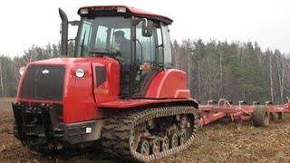 #590. Тракторы на гусеничном ходу в поле [Авто подборка]