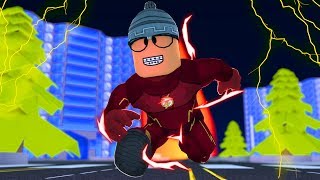 Roblox - CORRENDO MAIS QUE O FLASH ( Traffic Rush )