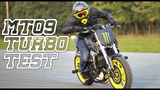 STUNTER 13 - YAMAHA MT09 TURBO TEST