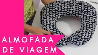 Como fazer almofada de pescoço para viagem | ModaByNill