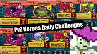 PvZ Heroes Daily Challenges (22 - 28 August)