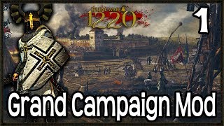 MEDIEVAL GRAND CAMPAIGN MOD! - Total War: Attila 1220 Mod Gameplay #1
