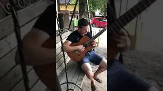 Испанская гитара, Классическая гитара, Каденция на гитаре. виртуозная игра на гитаре.