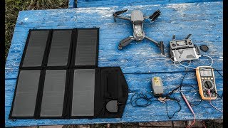 Зарядка Mavic 2 от солнечной панели