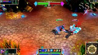 Red and Blue Talon LoL Custom Skin ShowCase