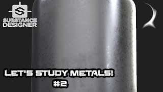 Metals study tutorial in Substance Designer - part 2 and End. Hammered. Galvanized. Rust.