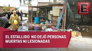 Explosión de material pirotécnico en vivienda de Tulttepec