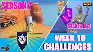 FORTNITE SEASON 7 WEEK 10 CHALLENGES WITH STAGE 2 & 3 KEY LOCATIONS PLUS MORE