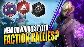 Happy New Year! Did The Dawning Show What Faction Rallies Could Be?