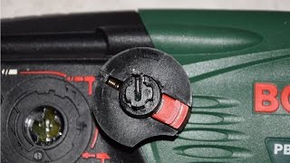 Как снять переключатель режимов на Bosch PBH 3000-2 FRE