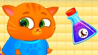 КОТЕНОК БУБУ #43 ЧЕЛЛЕНДЖ ЦВЕТНЫХ КОКТЕЙЛЕЙ / Виртуальный Котик для детей #ПУРУМЧАТА