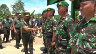 KUNKER KASAD KE KOTIS SATGAS PAMTAS RI-MALAYSIA YONIF 403/WP