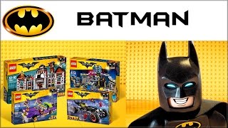 Лего Фильм: Бэтмен - Аркхем, Бэтпещера наборы LEGO Batman Movie 2017