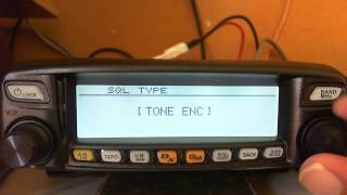 FTM100DE Repeater setup on Yaesu FTM100DE de M0SGS