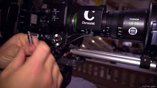 Chrosziel MK Zoom motor setup & test on Fujinon 18-35mm lens