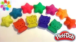 New Сборник Учим цвета на английском языке с Play Doh и формочками Игры и развлечения для детей