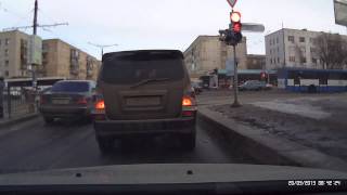 2 нарушения ПДД за 1 минуту S007EUM Павлодар 20.03.13