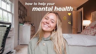 take control of your mental health! (TIPS)