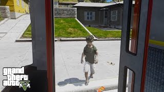 GTA 5 REAL LIFE CHILD MOD #4-BUS ADVENTURE