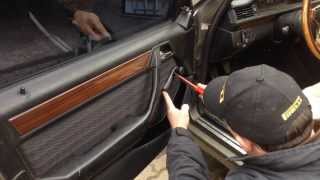 Как снять дверную карту Mercedes Benz W124 | Removing the door card Mercedes