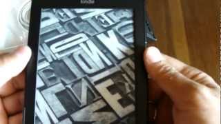Распаковка электронной книги Amazon Kindle 5