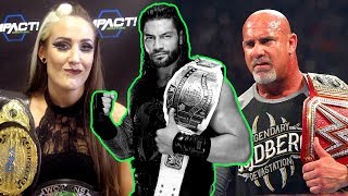ROMAN SPEAKS ON ROID RING! GOLDBERG TO NJPW? Going in Raw Pro Wrestling News Podcast