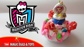 МОНСТР ХАЙ (MONSTER HIGH) Как лепить из пластилина торт | Лепим с Алиной из пластилина