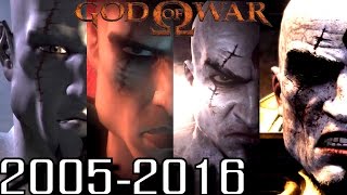 God of War ALL INTROS 2005-2016 (PS2, PS3, PS4, PSP)