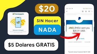 Genial App?para GANAR DINERO a PayPal En AUTOMATICO 2020 (5 Dolares GRATIS) Honeygain Como FUNCIONA