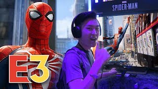 I Got To Play The NEW Spider-Man PS4 Game!! (E3 2018 Vlog)