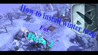Как поставить зимнюю карту в Dota 2 Reborn (Без компендиума)