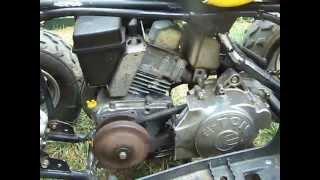 E-TON Viper 70 ATV Mod 6hp Engine Swap Tranny Hack DIY