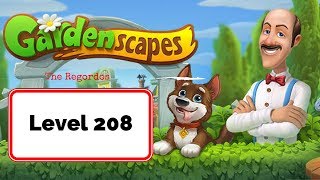 Gardenscapes Level 208 - No Boosters