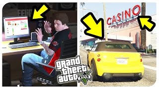 КУДА ЕДЕТ ДЖИММИ ЗА РУЛЕМ АВТОМОБИЛЯ ТРЕЙСИ?! ДЖИММИ ИГРАЕТ В КАЗИНО?! (GTA 5)