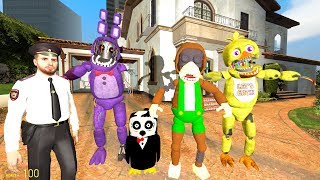 АНИМАТРОНИКИ В ГТА 5 ГАРРИС МОД FNAF COOP ► Garry's Mod