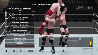 HOW TO USE THE 3D IN WWE 2K18!!! THE DUDLEY BOYZ FINISHER !!!