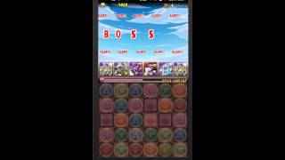 【パズドラ実況】　パズドラ　ドラゴンボールコラボ２　魔人復活　超級　ノーコンクリア　パンドラｐｔ
