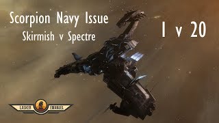 EVE Solo PVP: Scorpion Navy Issue; Skirmish v Spectre