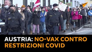 #Austria: no-vax contro restrizioni COVID