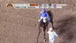 TRIXIE RACER REMAINS UNDEFEATED BY WINNING E.L. GAYLORD MEMORIAL STAKES AT REMINGTON PARK