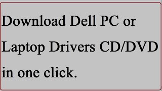 How to find and download dell Drivers for a laptop | How to find Dell drivers