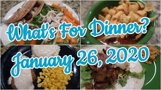 What's For Dinner?  Jan 26, 2020 | Easy Weeknight Meals | Cooking for Two