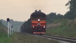 Бордовый Тепловоз 2ТЭ10У-0185 (LDz)