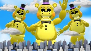 TITAN ANIMATRONIC GOLDEN TOY FREDDY ATTACKS! (Gmod FNAF Sandbox Funny Moments) Garry's Mod
